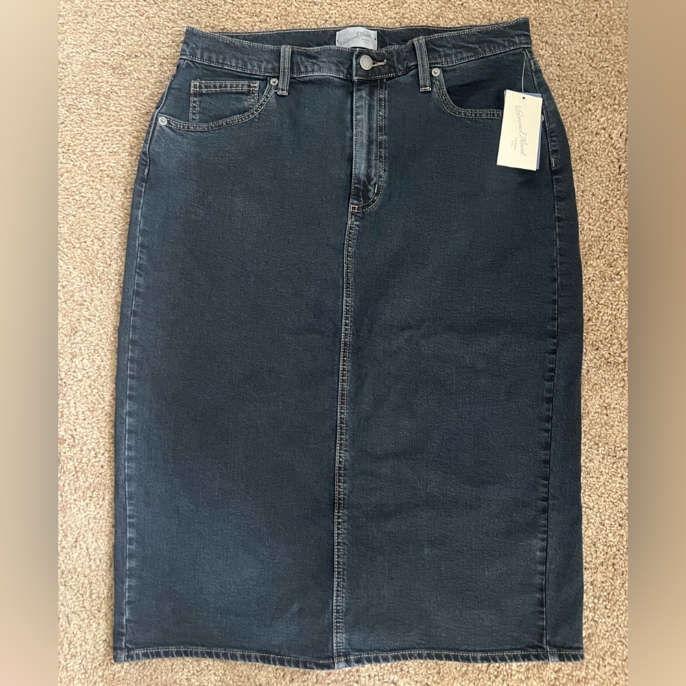 NWT Universal Thread Denim Skirt - Size 12 - Black Wash